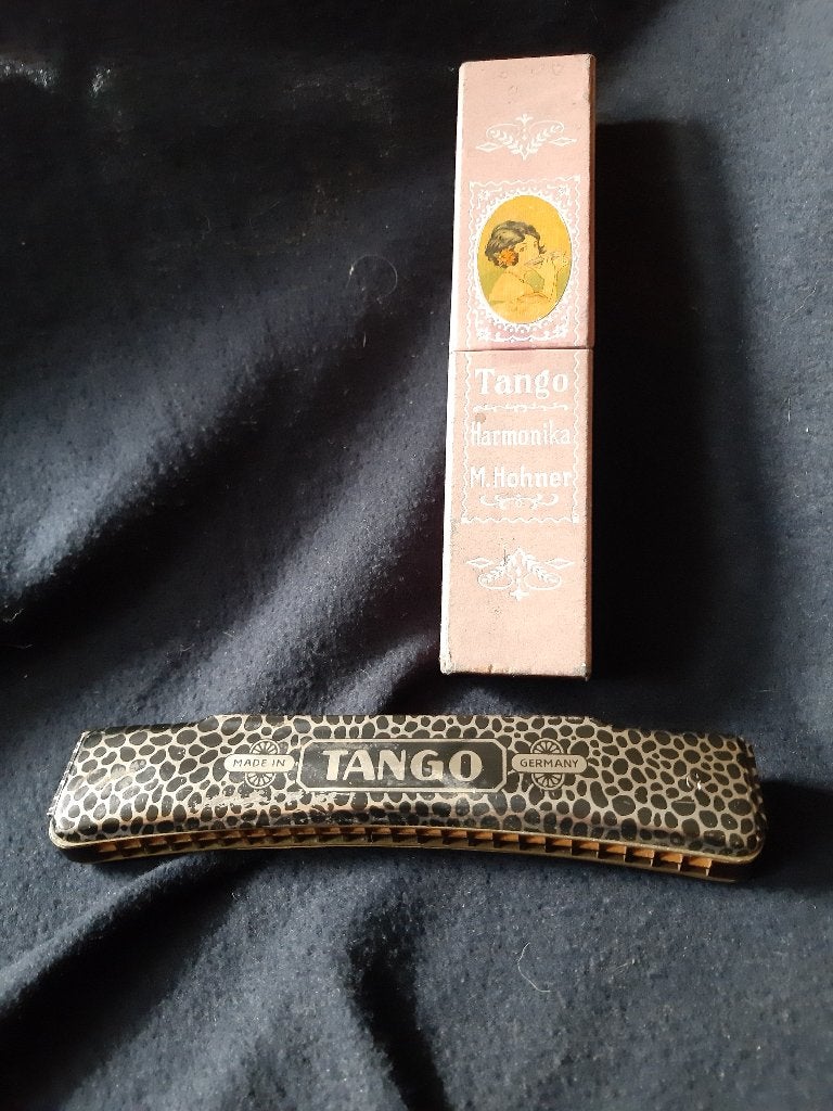 Ancien harmonica Hohner, Muziek en Instrumenten, Ophalen of Verzenden, Zo goed als nieuw, Met koffer of doosje