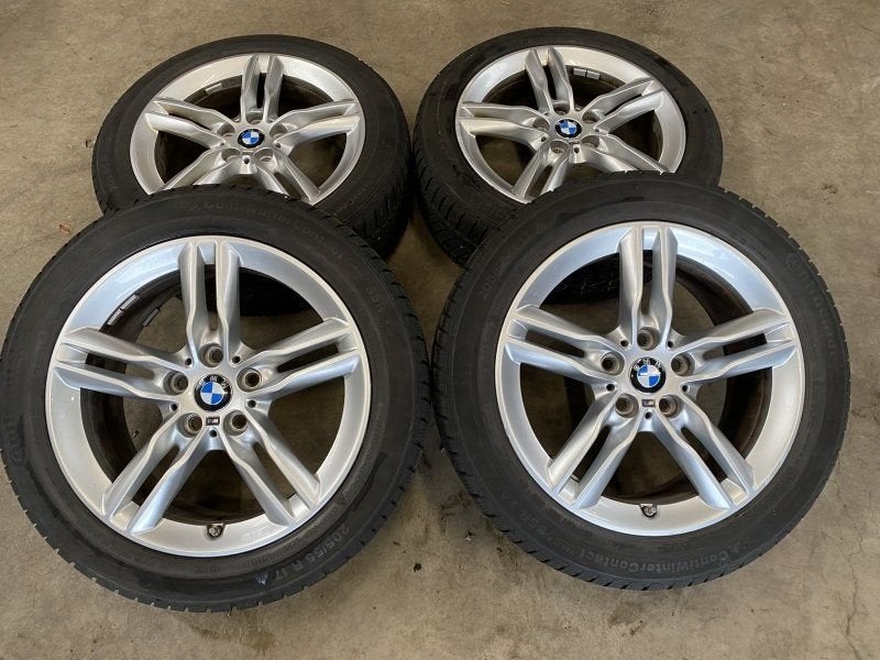 17 inch originele velgen + winterbanden BMW 2 serie F45 F46, Pneus et Jantes, Pneus hiver, -, 205 mm
