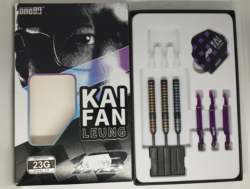 Darts pijlen One80 Kai Fan Leung - 23 gram, Enlèvement ou Envoi, Utilisé, Fléchettes