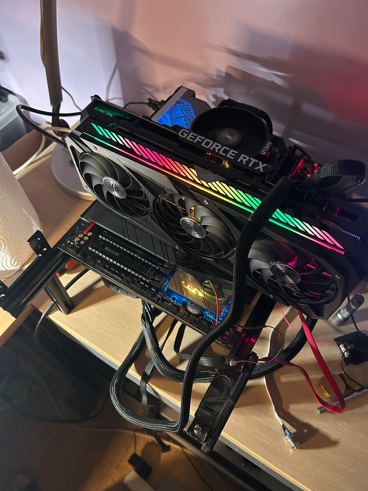 Asus Rog Strix RTX 3070 8 Go, Enlèvement ou Envoi, GDDR6, PCI-Express 4, Utilisé