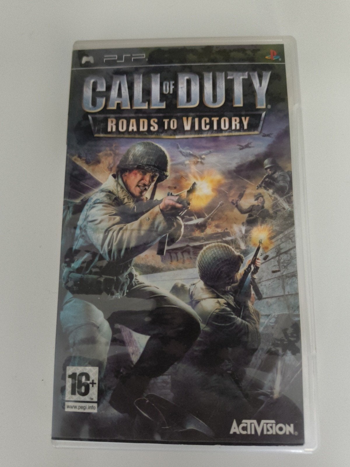 Call of Duty Roads to victory PSP, Ophalen of Verzenden, Gebruikt, Avontuur en Actie, Vanaf 16 jaar