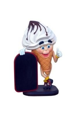 Tableau de menu pour glaces molles, inscriptible, 63 cm, Enlèvement, Neuf