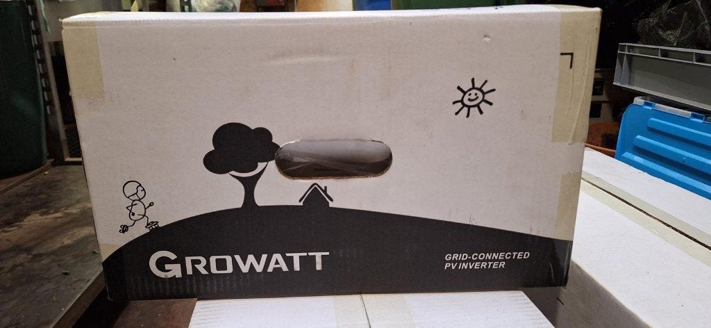 Growatt MIN 5000TL-XH hybride omvormer 5 kW - nooit gebruikt, Ophalen, Nieuw, Overige typen
