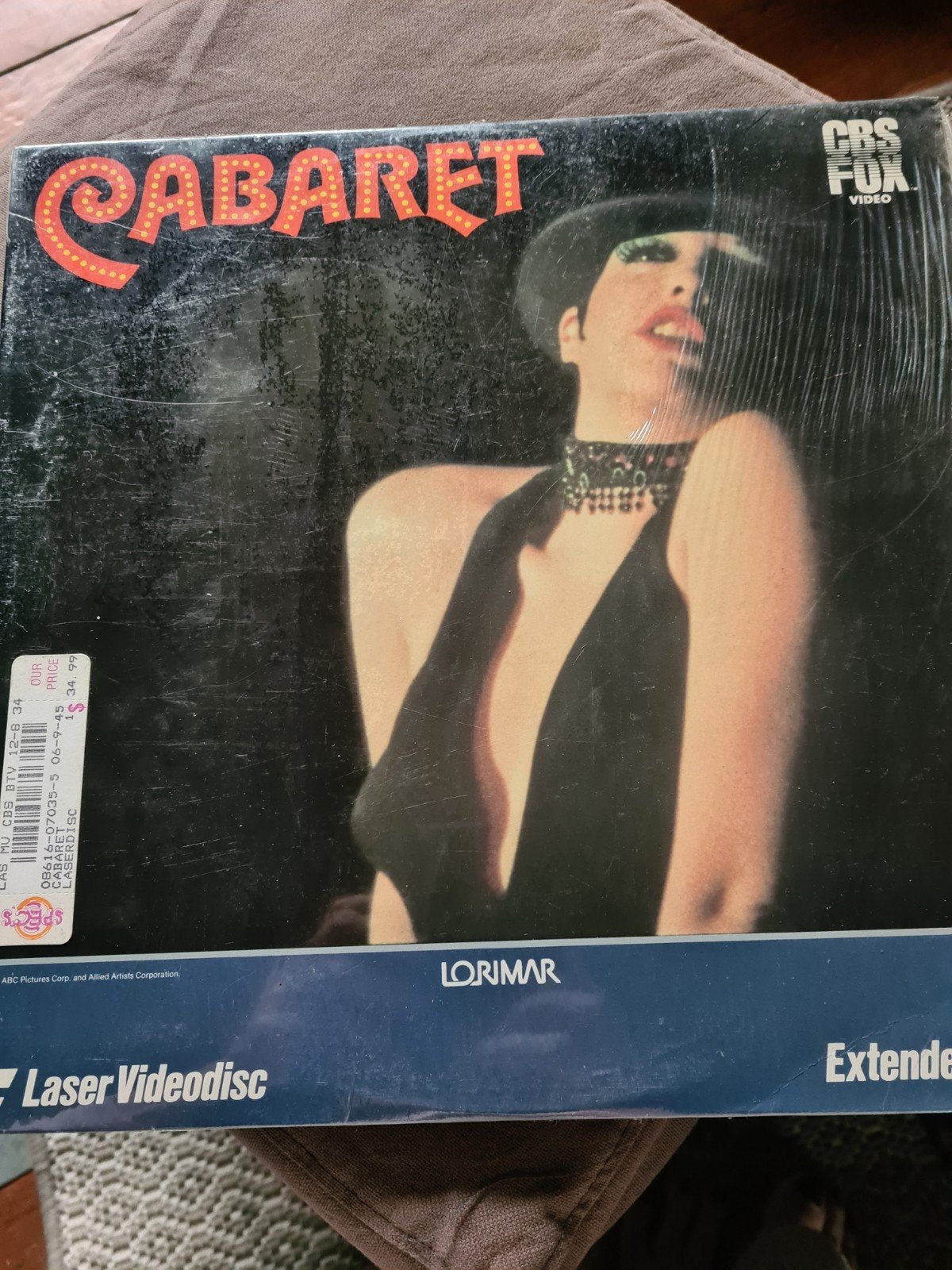 Cabaret film lazer disc, Comédie musicale, Enlèvement ou Envoi