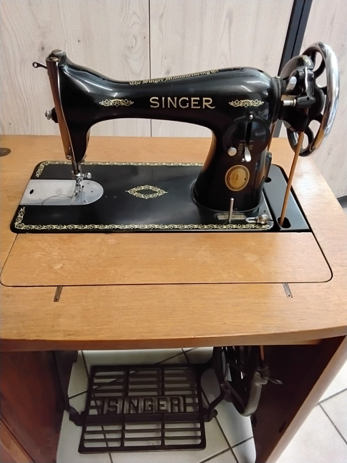 Naaimachine Singer, Ophalen
