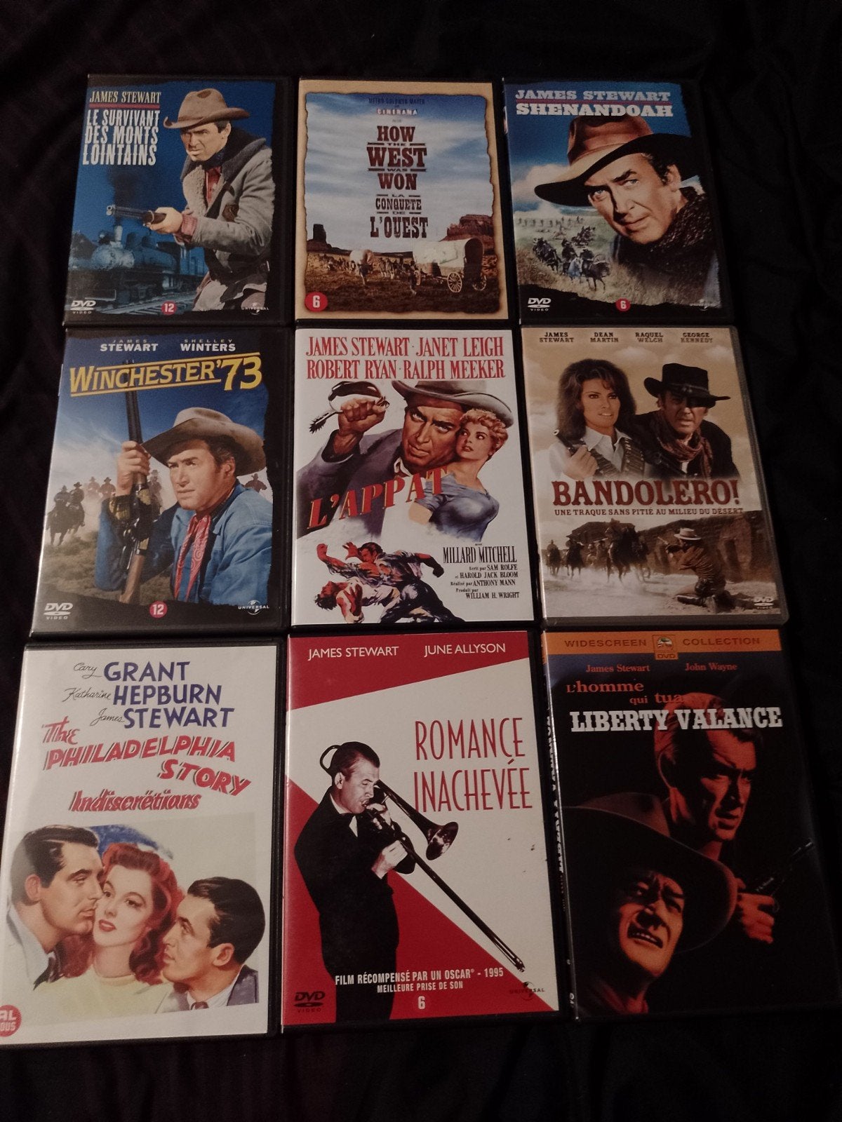 A vendre en dvd liste évolutive films James Stewart, Action, Enlèvement ou Envoi, Français, Français