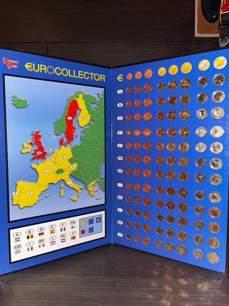 Collection des premières pièces de la zone euro, Timbres & Monnaies, Enlèvement, Autres pays, Autres valeurs, Série