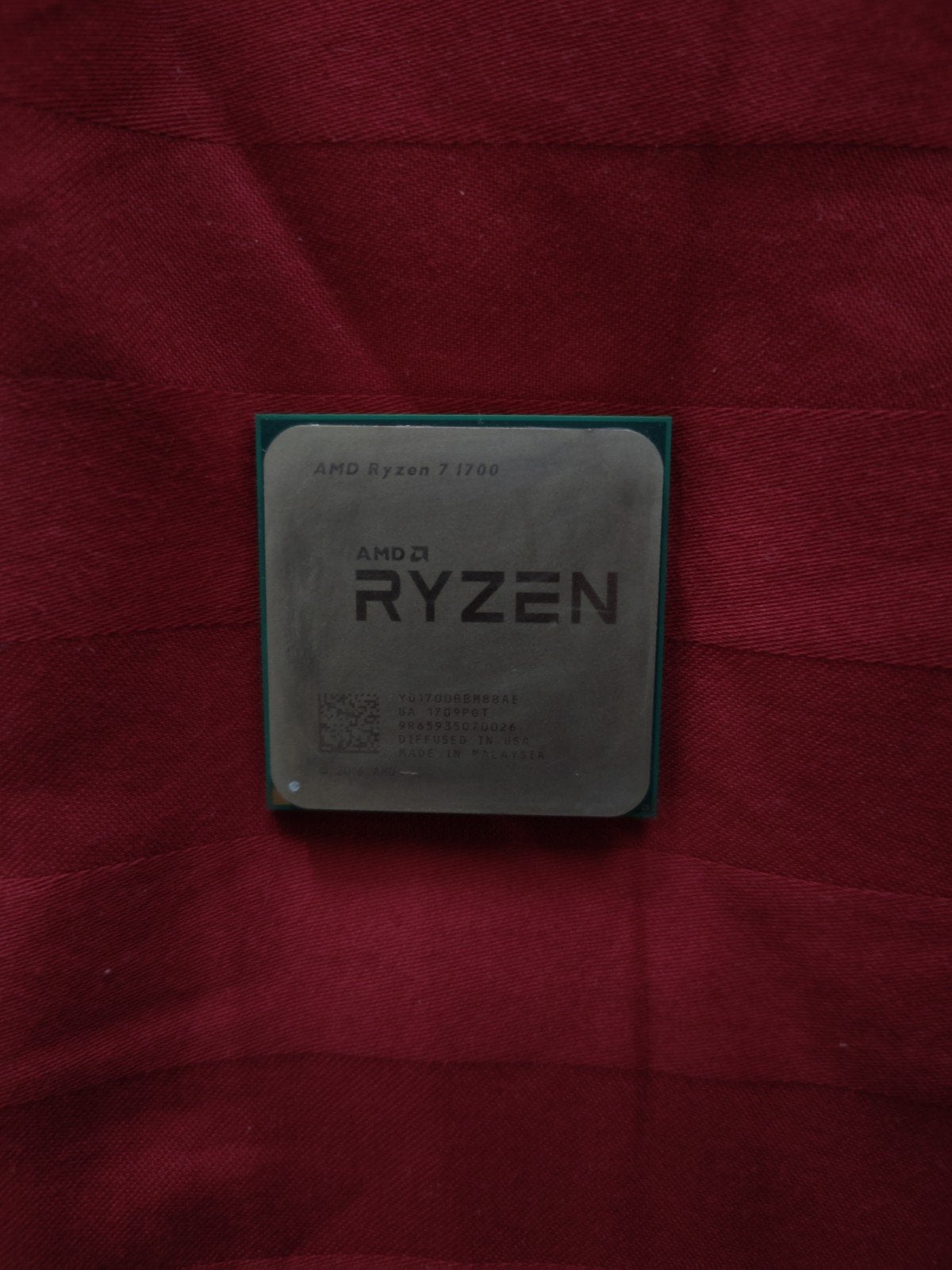 AMD Ryzen 7 1700, Computers en Software, 8-core, Gebruikt, Ophalen of Verzenden, AMD Ryzen 7
