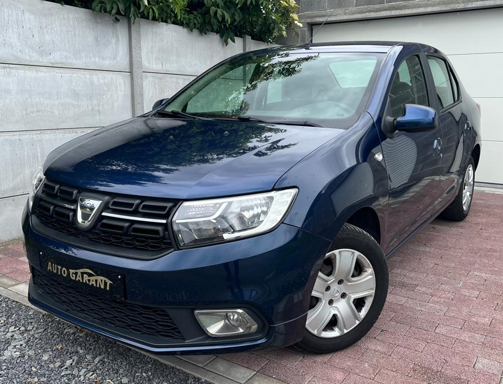Dacia Logan 0.9Tce Automatique, Automaat, Blauw, Logan, Leder