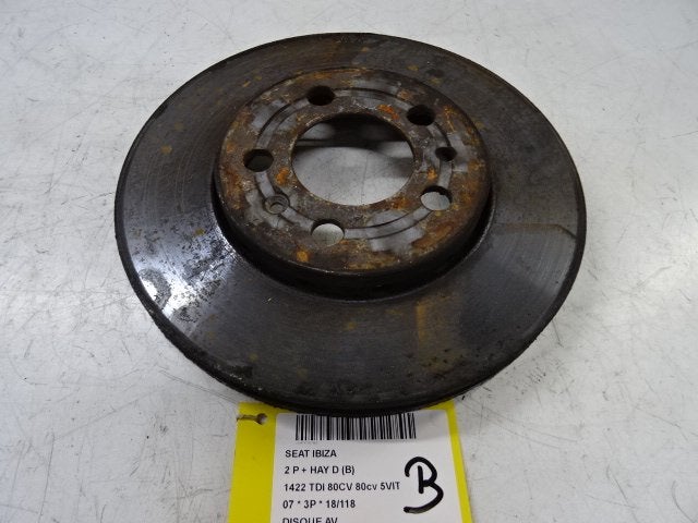 REMSCHIJF VOOR Seat Ibiza III (6L1) (01-2002/11-2009), Gebruikt, Seat