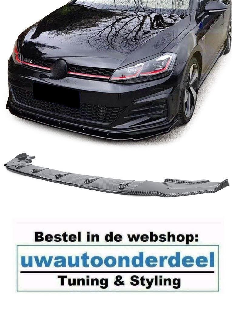Spoiler Voorspoiler Splitter Carbon Geschikt Voor Vw Golf 7, Verzenden