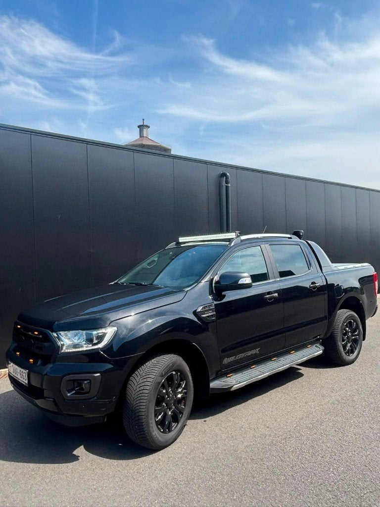 Ford Ranger 2.0 BiT Wildtrak 2022 - Veel opties!, Autos, Euro 6, Carnet d'entretien, Noir, 5 portes