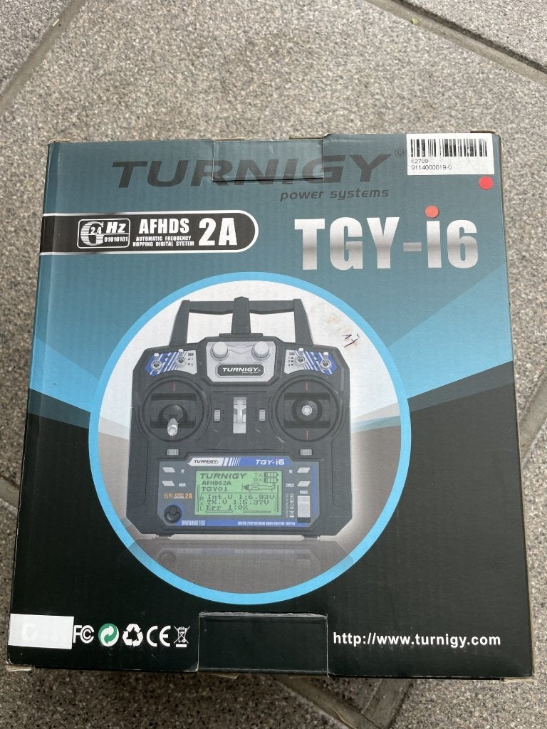 Zender TURNIGY TGY-I6, Hobby en Vrije tijd, Modelbouw | Radiografisch | Vliegtuigen, Ophalen, Gebruikt