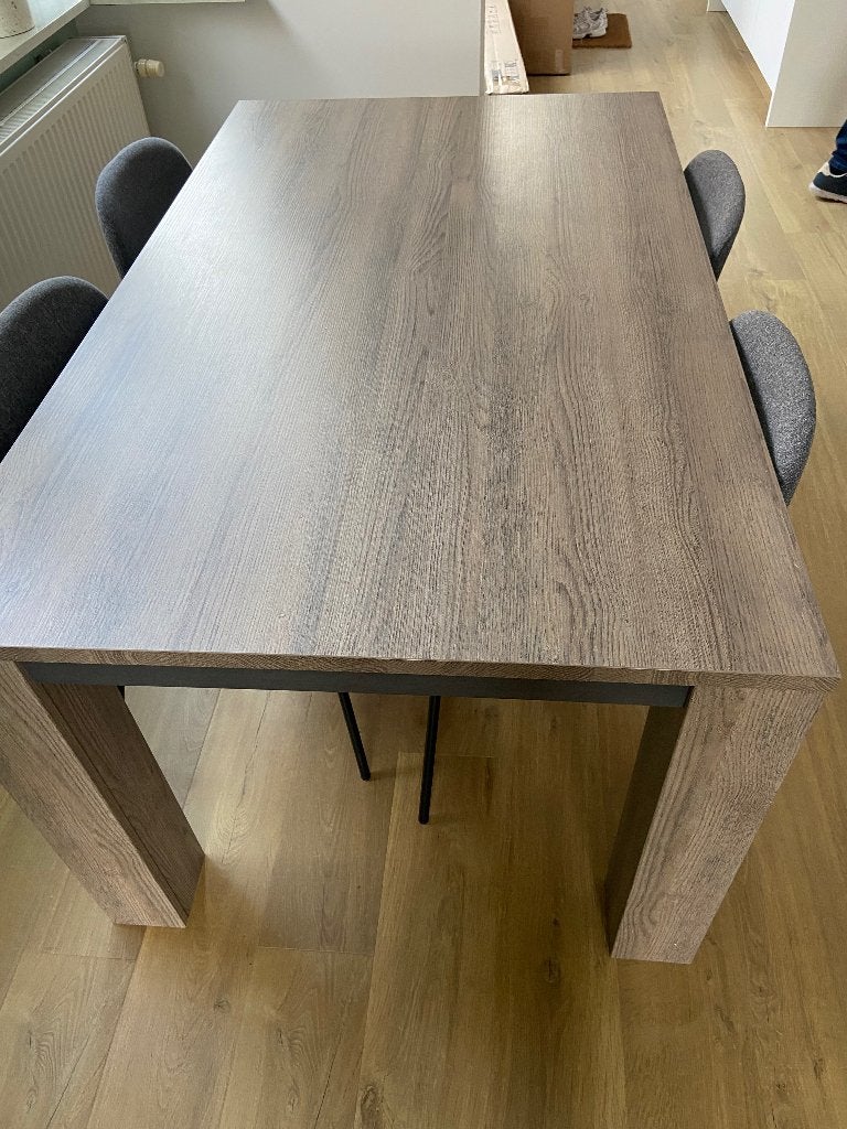 Eettafel, Huis en Inrichting, Ophalen, Gebruikt, 50 tot 100 cm, 150 tot 200 cm