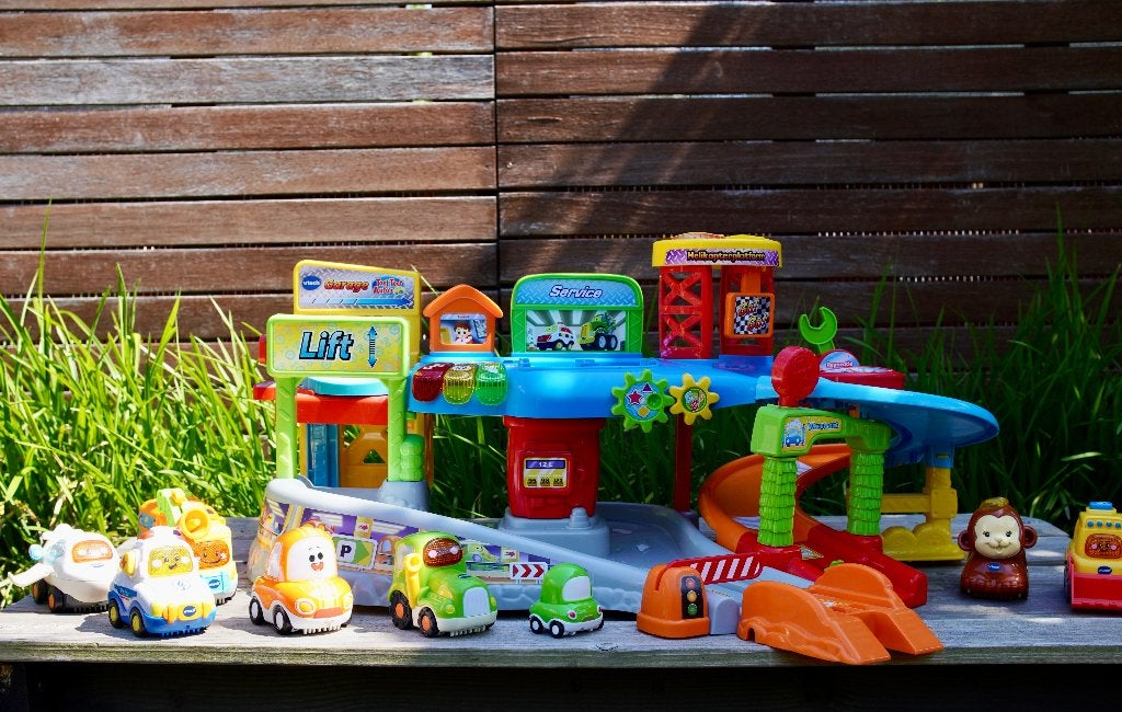 VTech Toet Toet Auto’s garage met auto's, Ophalen, Gebruikt, 6 maanden tot 2 jaar