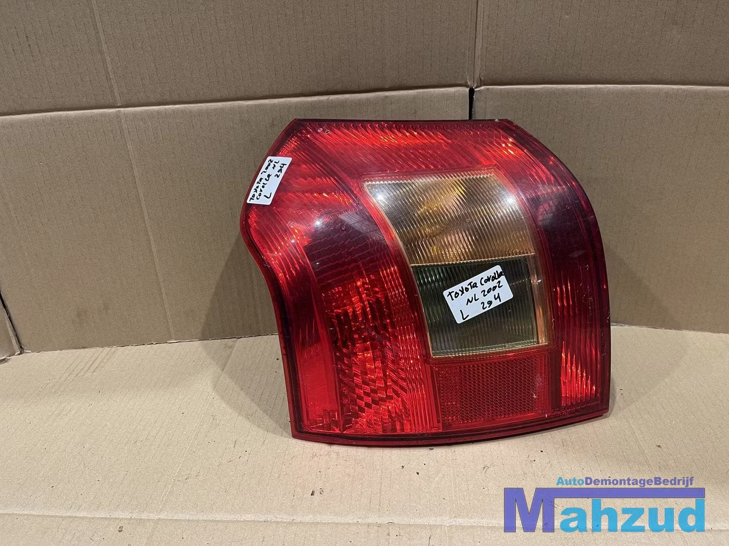 TOYOTA COROLLA E12 links linker achterlicht 2001-2007, Info@toyota.co.jp, Toyota Motor Corporation, Toyota-Cho 1
471-8571  Toyota City