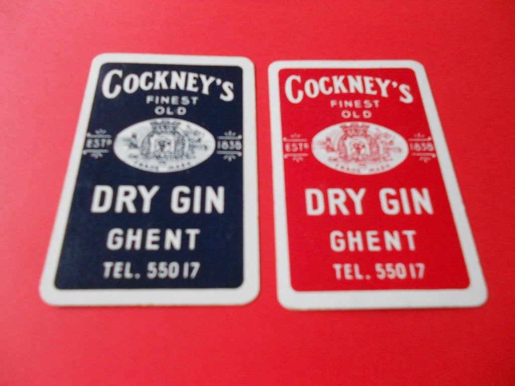 COCKNEY'S GIN VAN 2 JOKERS, Verzamelen, Ophalen of Verzenden, Gebruikt, Joker(s)