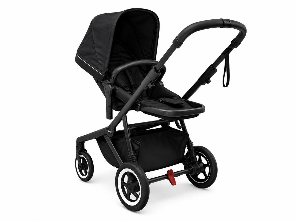 Poussette Thule Sleek + protection pluie - État neuf, Enfants & Bébés, Poussettes & Combinaisons, Autres marques, Comme neuf, Enlèvement