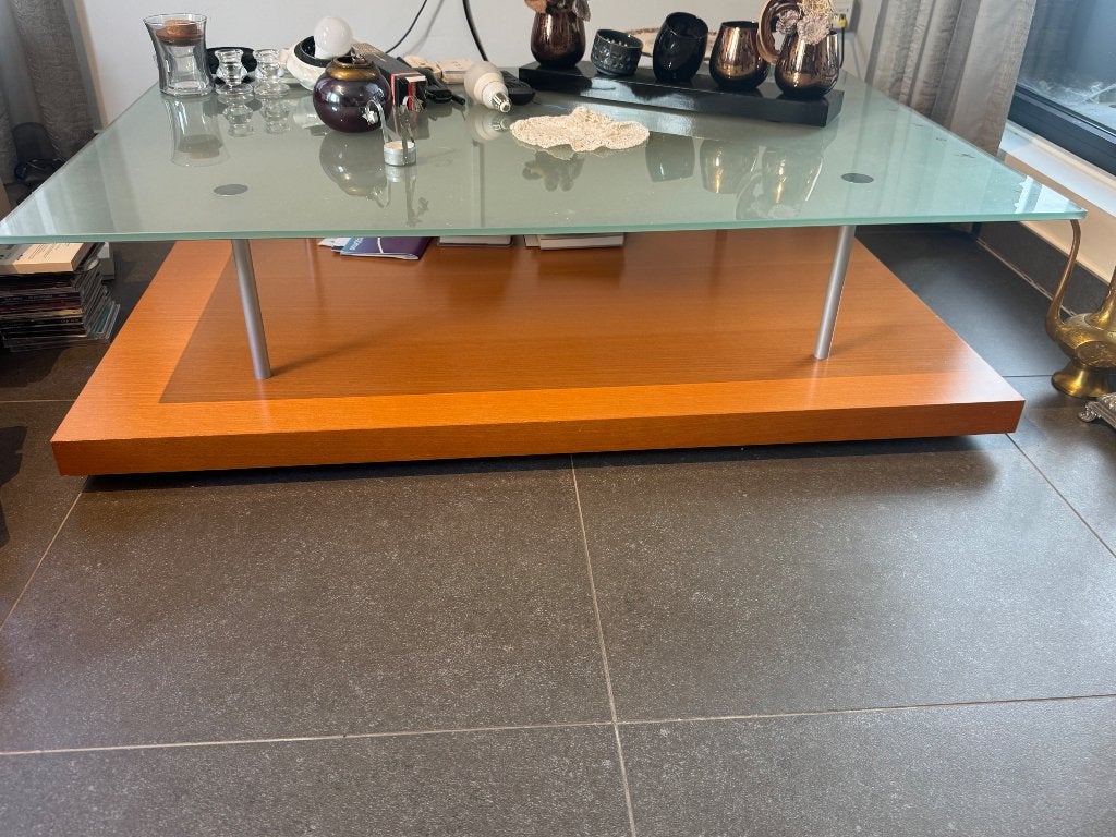 Salontafel kersenhout, Maison & Meubles, Tables | Tables de salon, Enlèvement, Comme neuf, Cerisier