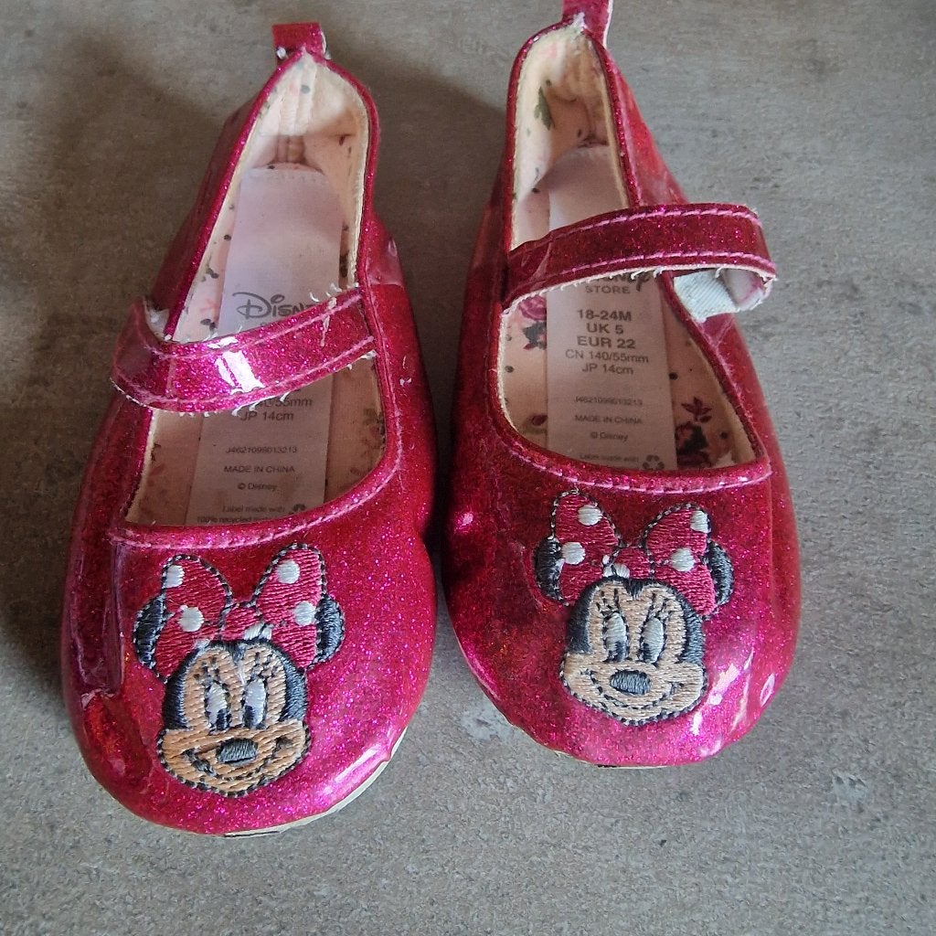 Schoentjes Minnie Mouse 22, Kinderen en Baby's, Babykleding | Schoentjes en Sokjes, Disney, Schoentjes, Meisje, Ophalen of Verzenden
