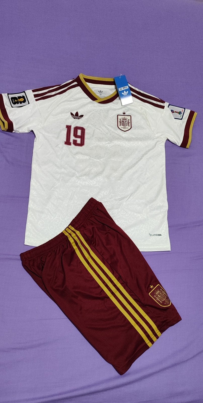 Ensemble du foot Espagne Lamine yamal, Sports & Fitness, Football, Envoi, Maillot