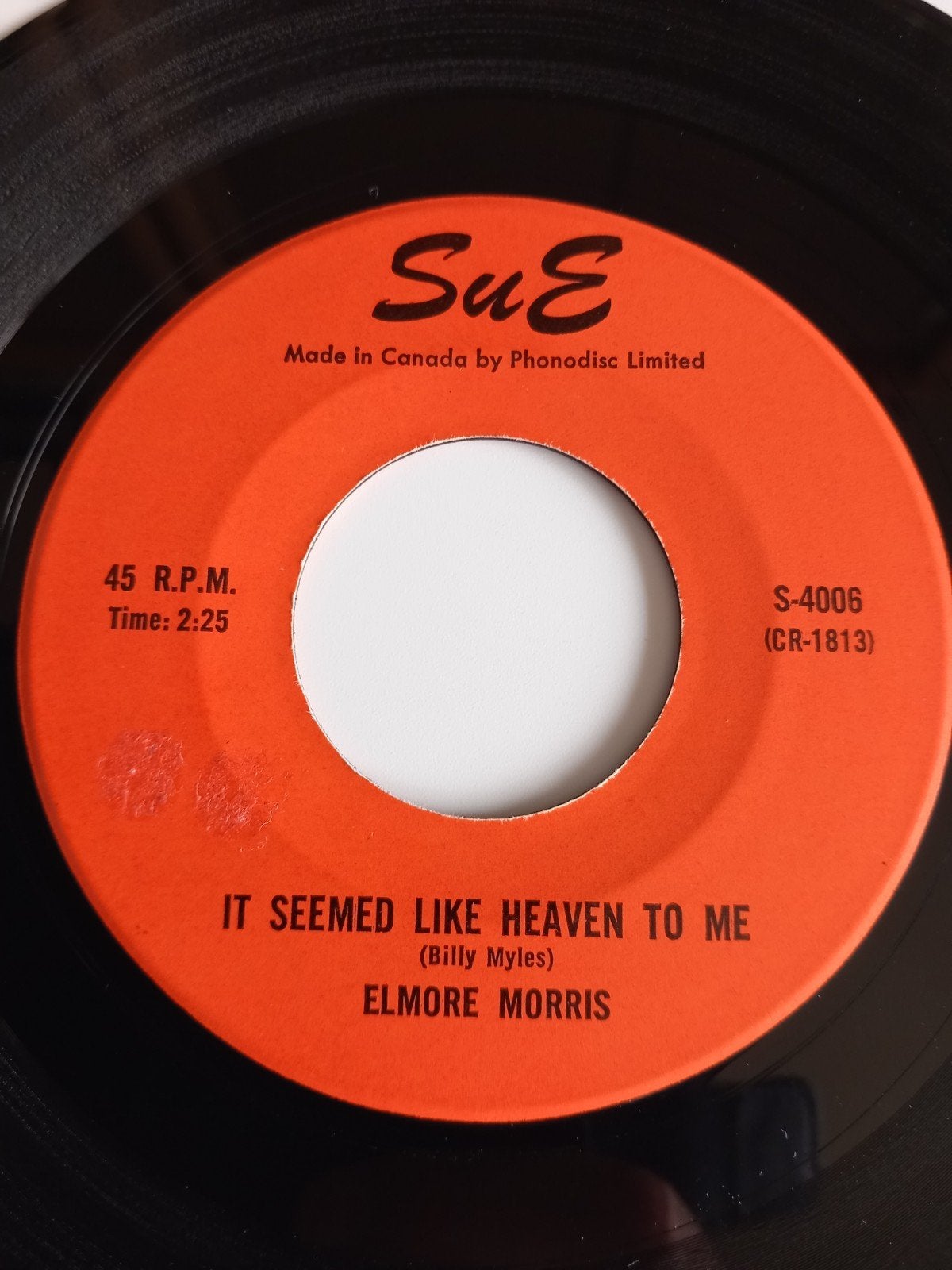 ELMORE MORRIS. IT SEEMED LIKE HEAVEN TO ME. POPCORN USA 45T, Ophalen of Verzenden