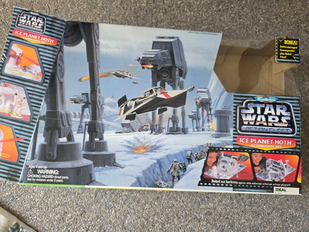 Micro Machines Star Wars Ice Planet Hoth Action Fleet 1995, Verzamelen, Ophalen of Verzenden, Gebruikt, Actiefiguurtje