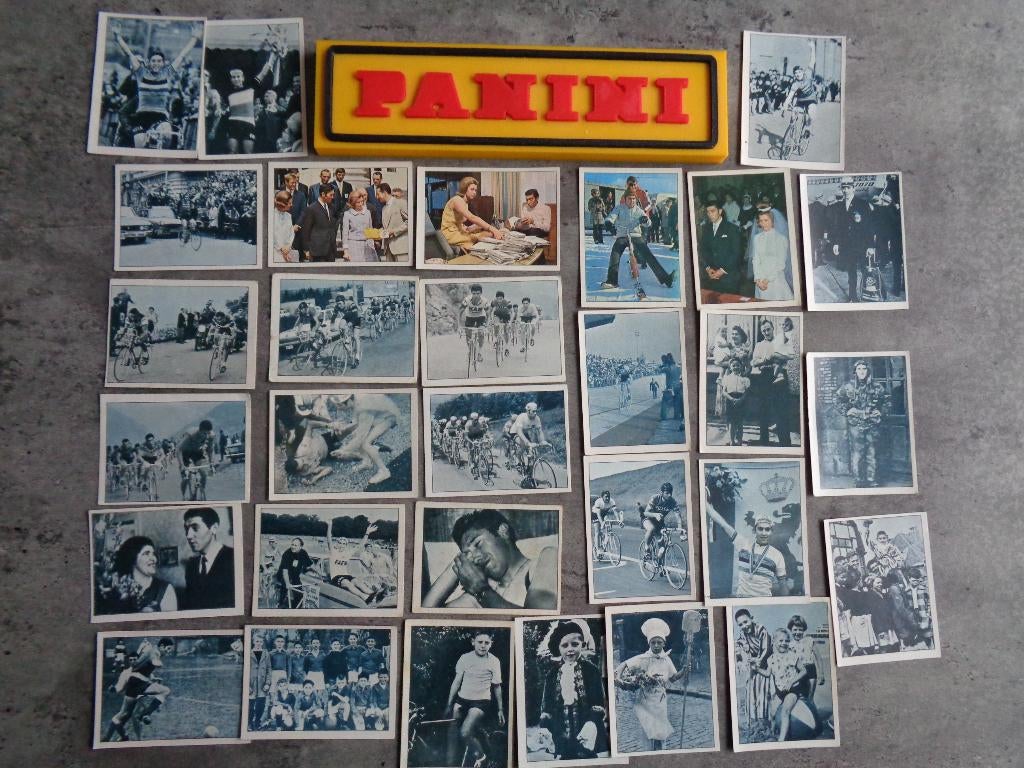 PANINI wielrennen stickers SPRINT 74 anno 1974 30 x MERCKX, Verzenden, Zo goed als nieuw