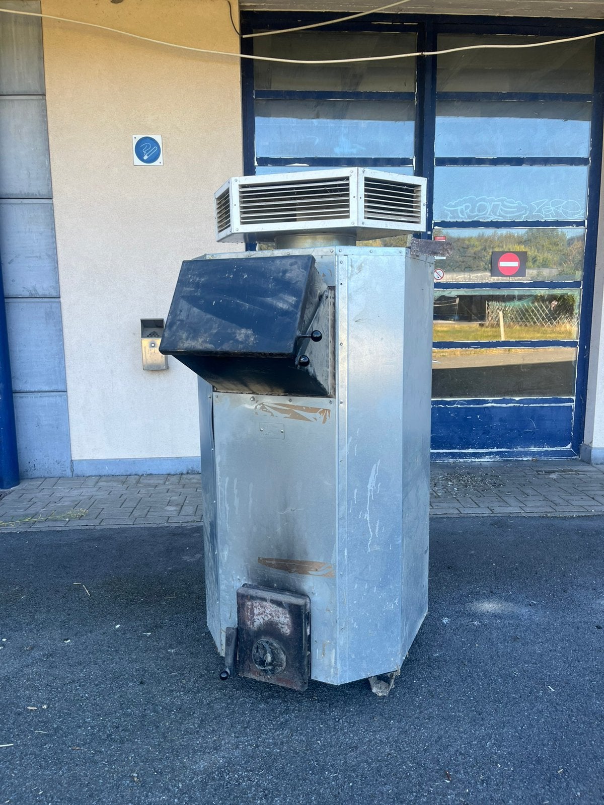 Fagida GX21 chip werkplaatskachel met ventilator, Ophalen, Kachel