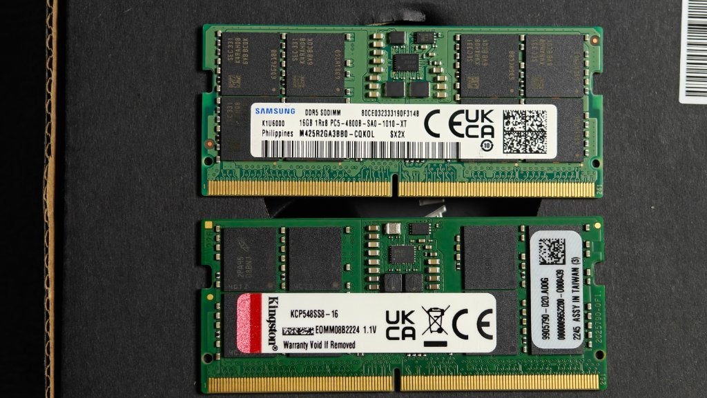 SAMSUNG MICRON 16GB DDR5 SO-DIMM |RUILEN KAN, Computers en Software, RAM geheugen, Ophalen of Verzenden, Zo goed als nieuw, DDR5