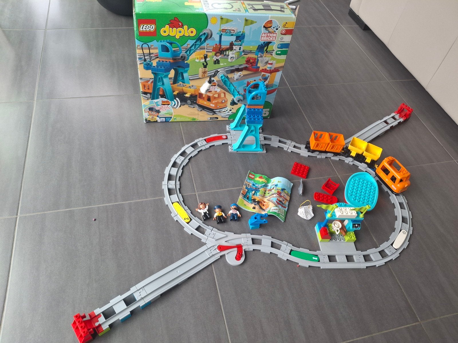 Duplo trein, Ophalen, Gebruikt
