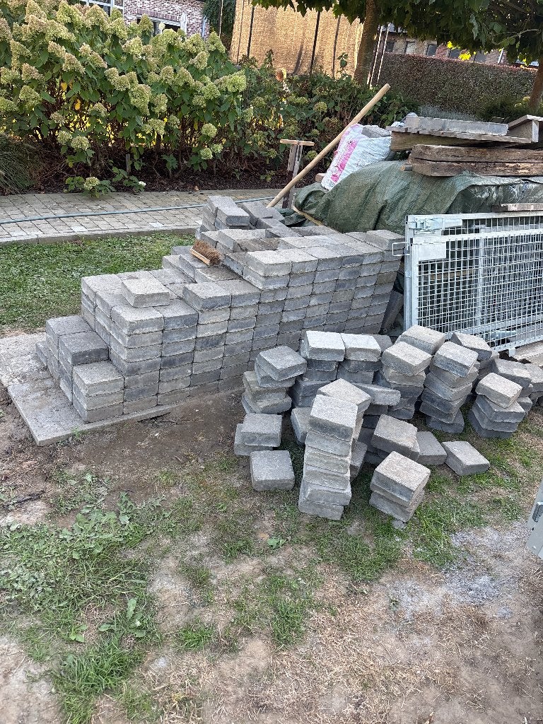 Klinkers, Enlèvement, Comme neuf, Béton, Briques