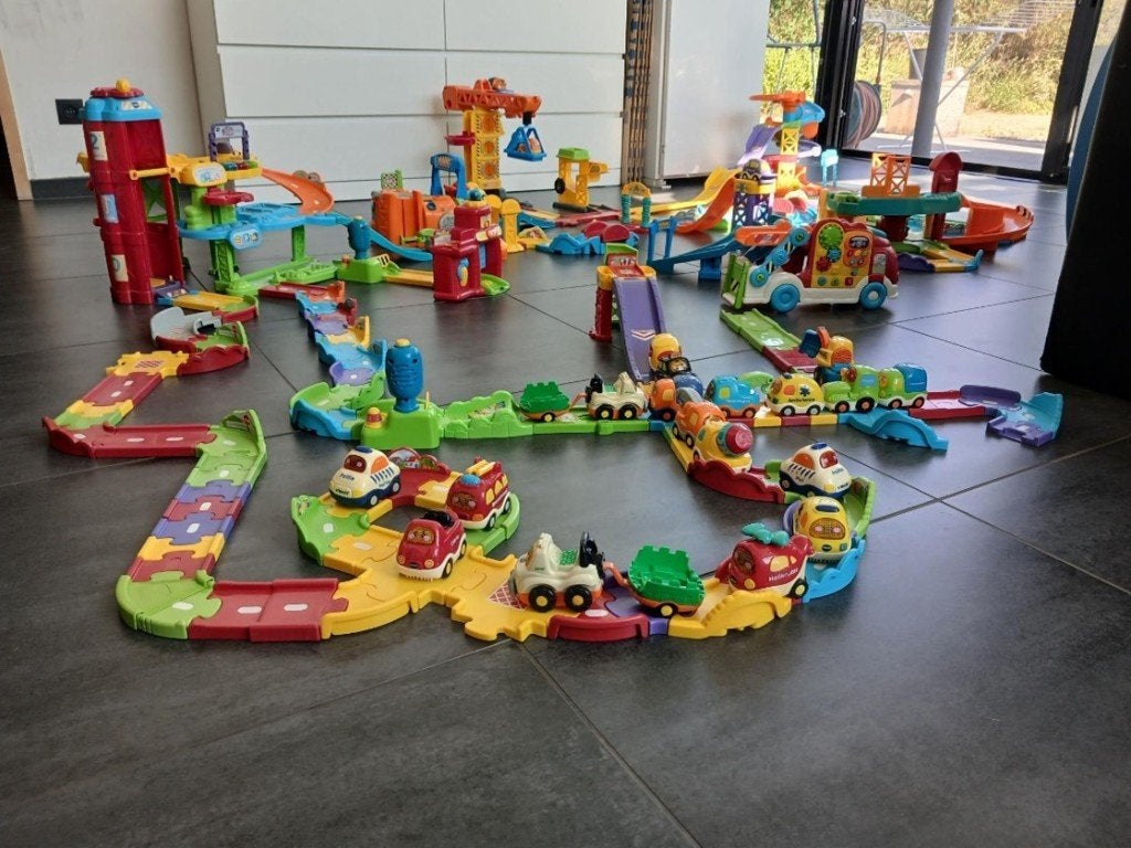Vtech toet toet auto's: zeer grote set, Kinderen en Baby's, Ophalen, Gebruikt