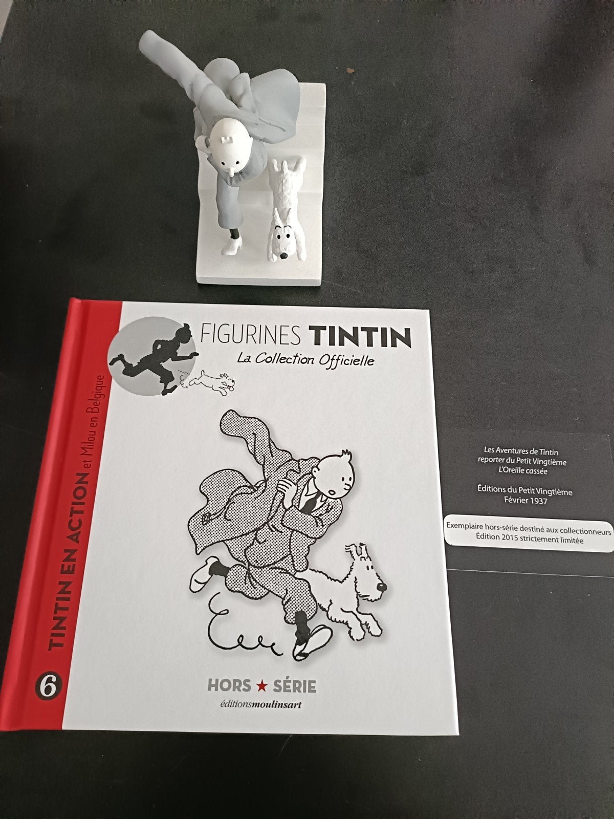 personnage Tintin, noir et blanc, Collections, Personnages de BD, Enlèvement ou Envoi, Tintin