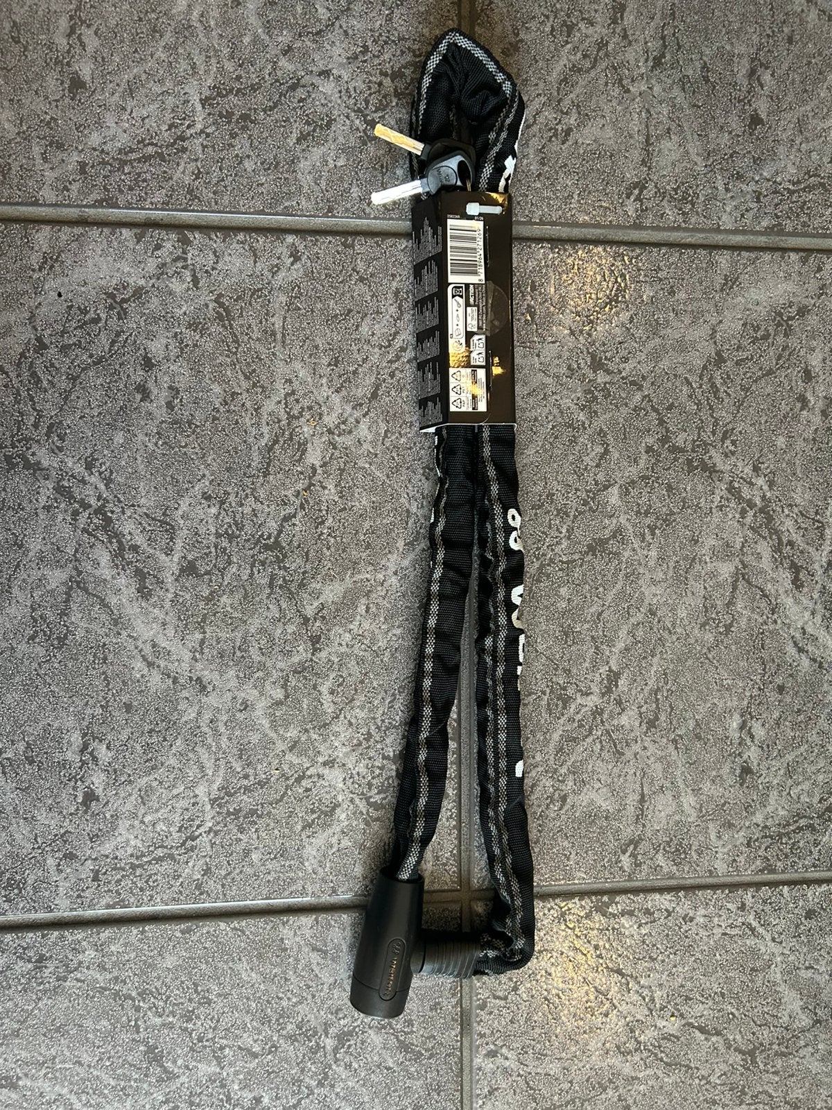 fietsslot-bicycle lock-antivol de vélo, Dieren en Toebehoren, Hondenriemen, Ophalen, Zo goed als nieuw