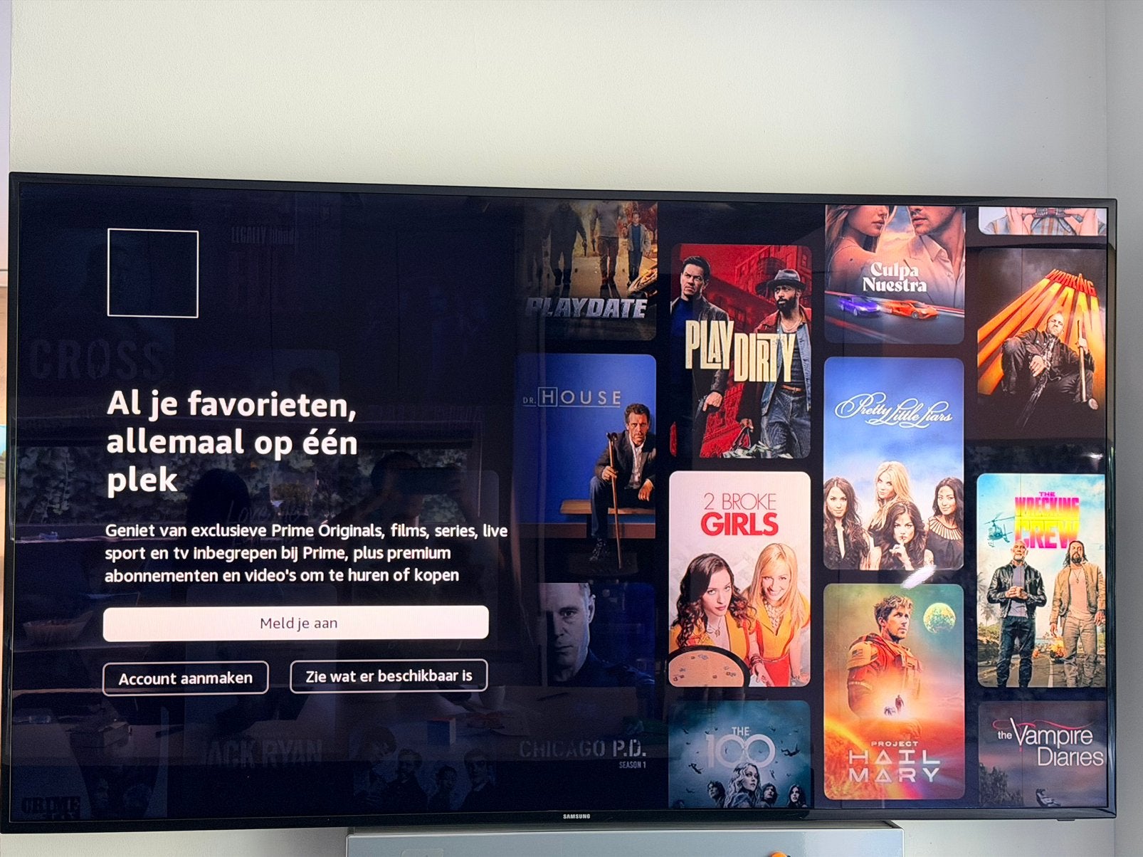 Samaung 75 inch Smart TV, Audio, Tv en Foto, Televisies, Ophalen, Gebruikt, Samsung, 100 cm of meer