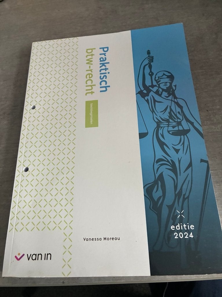 Droit pratique de la TVA : principes de base — édition 2024, Livres, Enlèvement ou Envoi, Enseignement supérieur professionnel