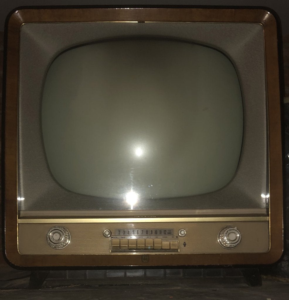 Téléviseur Philips de 1958, TV, Hi-fi & Vidéo, Enlèvement, Ne fonctionne pas, 40 à 60 cm, Philips