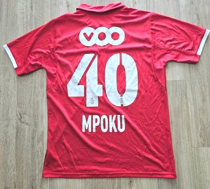 Standard Luik voetbalshirt Mpoku (XL), Ophalen of Verzenden, Zo goed als nieuw, Shirt