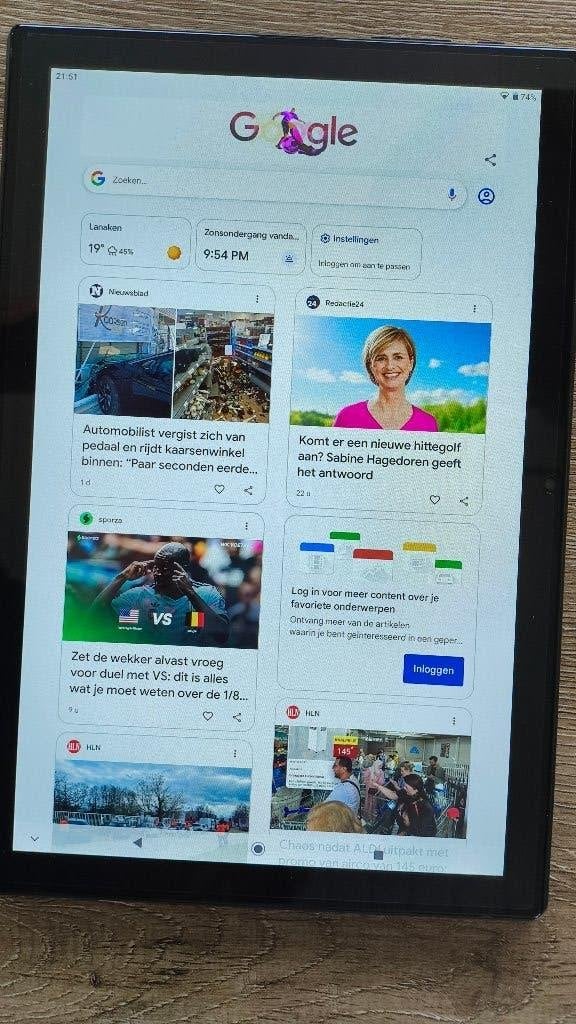 10.1 " Tablet Teclast M40 Soort: 4G-tablet 1920 x 1200, Zo goed als nieuw, 128 GB, Wi-Fi en Mobiel internet, Ophalen