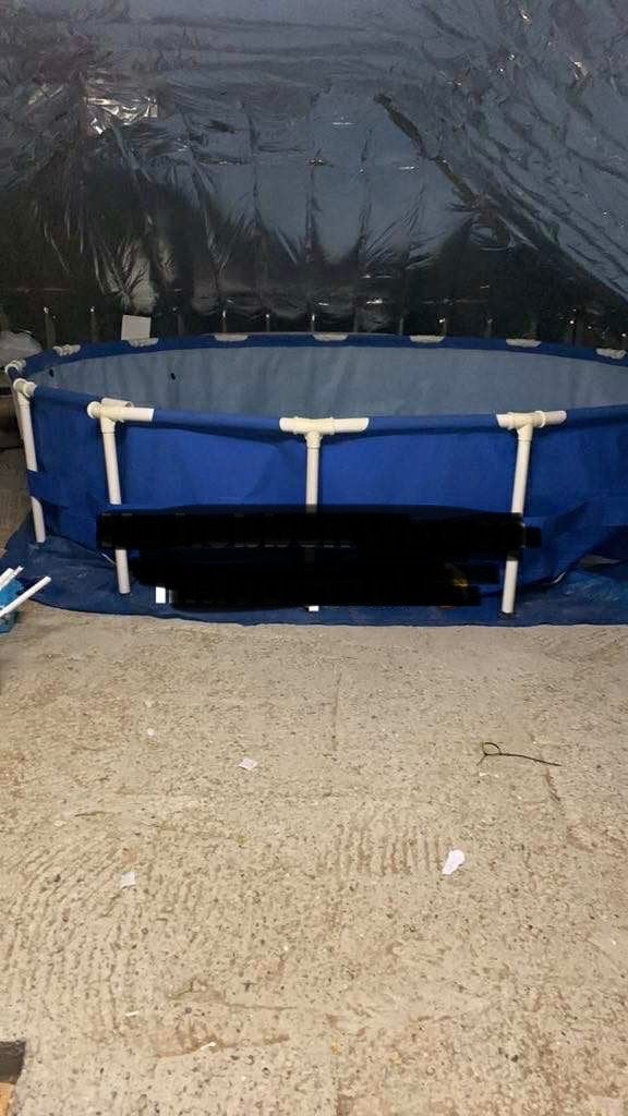 Zwembad, Tuin en Terras, Ophalen, Gebruikt, 80 tot 120 cm, Vierkant