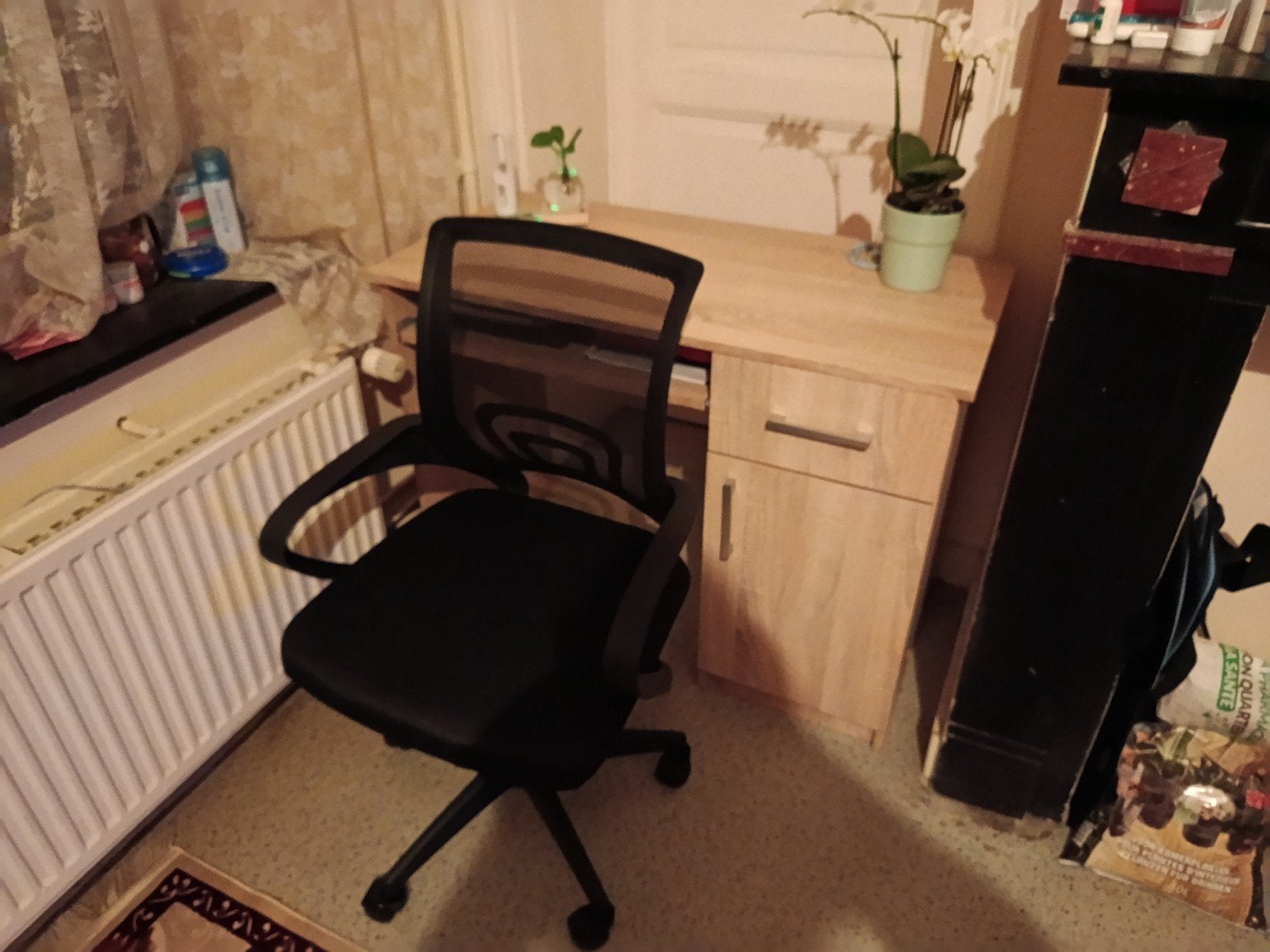 Ensemble bureau avec tiroir et chaise état top., Enlèvement ou Envoi