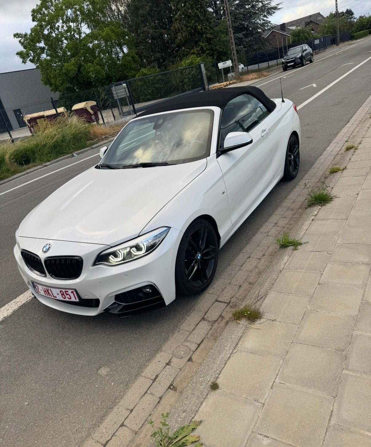 220i cabriolet, Autos, Cuir, Cabriolet, Noir, Automatique