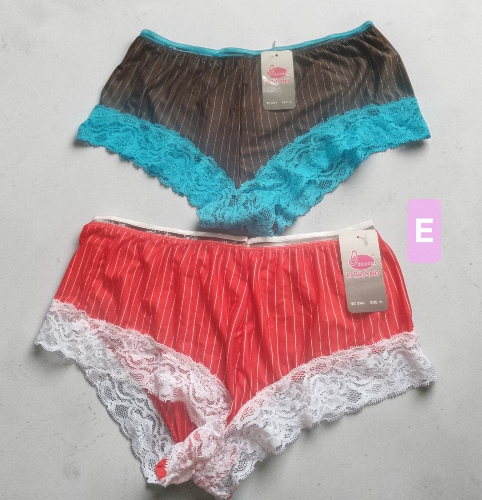 B.Brand 2x NIEUWE Damesslips Maat XL, Kleding | Dames, B.Brand, Ophalen of Verzenden, Blauw, Slip