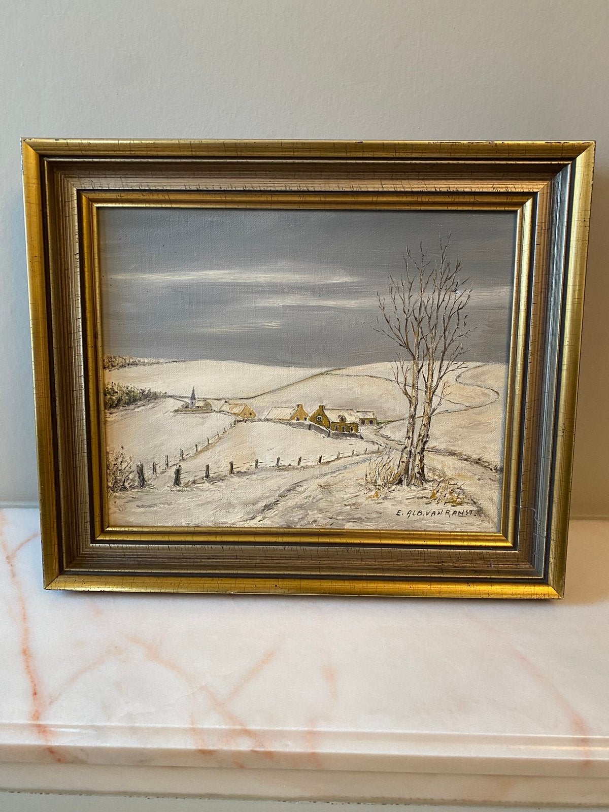 Paysage d'hiver, Antiquités & Art, Enlèvement ou Envoi
