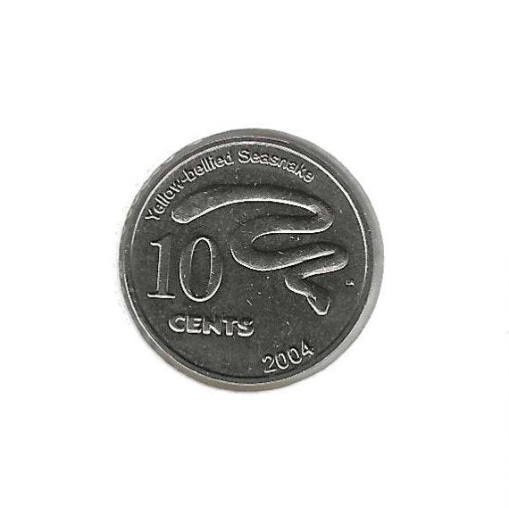 Cocos Keeling Islands, 10 Cents 2004., Postzegels en Munten, Munten | Oceanië, Ophalen of Verzenden, Losse munt