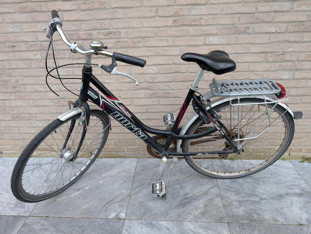 Stadsfiets Norta, Gebruikt, Velgrem, Versnellingen, Ophalen