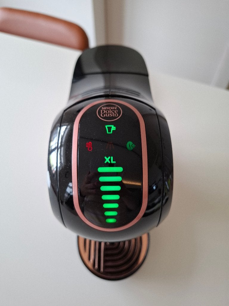 Nescafé Dolce Gusto Genio S zwart koffieapparaat van Krups., Elektronische apparatuur, Koffiezetapparaten, Zo goed als nieuw, Koffiepads en cups