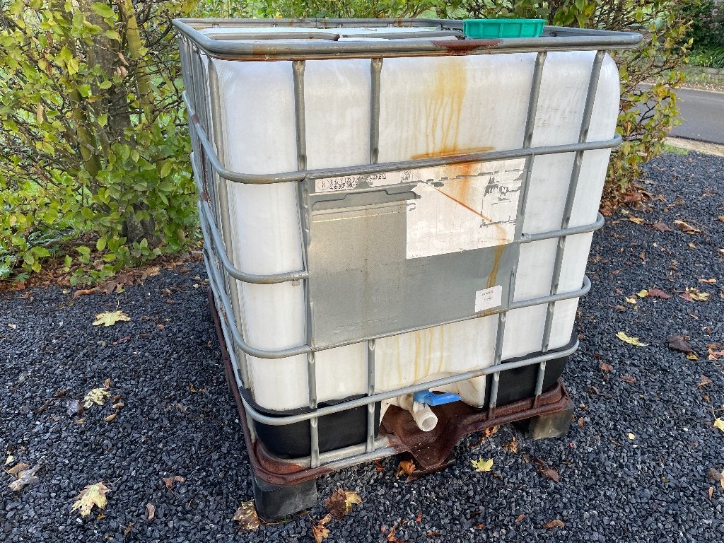 4 IBC containers - Watertank (van 1000 liter), Tuin en Terras, Ophalen, Kunststof, Gebruikt, Met kraantje