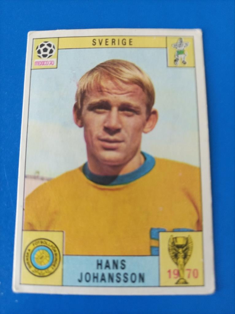 Panini Mexico 70 Zweden Hans johansson, Ophalen of Verzenden